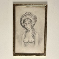 Original Zeichnung Akt Erotik