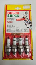 4x Bosch Super Zündkerzen W8BC (Nr. 11) für MG, Morgan, Renault usw.