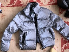 Damen Blouson Silber Neu Gr