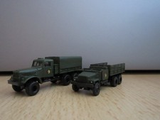 TT: 2 Stück LKW KrAZ 255 u. IFA G 5 NVA/Armee Fa. TAM M 1:120 OVP unbespielt