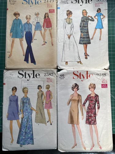 Stil vintage schneiderei - stil, x4