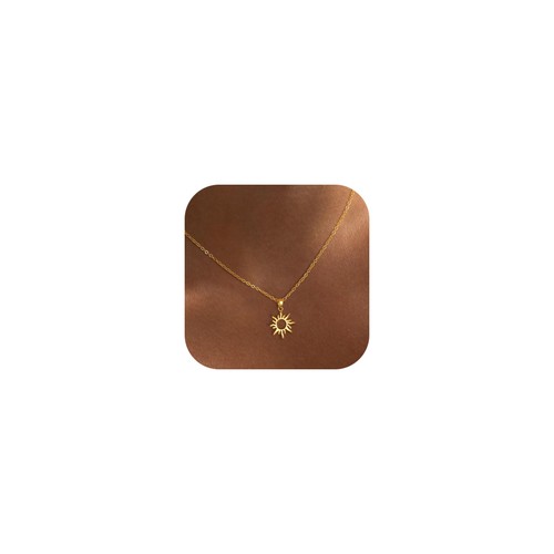 Damen kette sonne anhänger - damen,