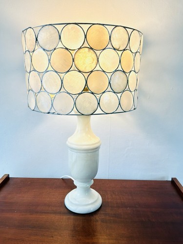 Vintage marmor lampenfuß mit - marmor,