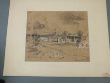 Original Zeichnung Verdun