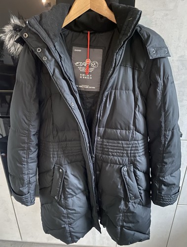 Esprit schwarzer daunenmantel - schwarzer,