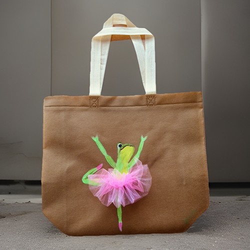 Tasche 34x30 ballett frosch - 34x30,