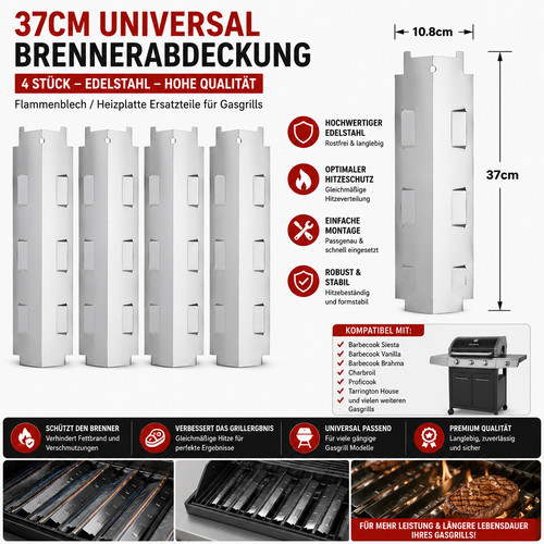 Brennerabdeckung edelstahl - brennerabdeckung,