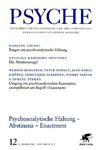 Psychoanalytische haltung - haltung,