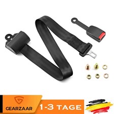 Beckengurt 2 Punkt Sicherheitsgurt Automatik Bandschloss Anschnallgurt E4 130cm