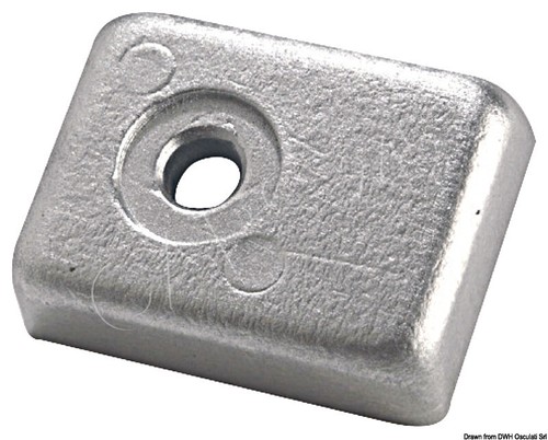 Osculati zink plattenanode - zink-plattenanode, f