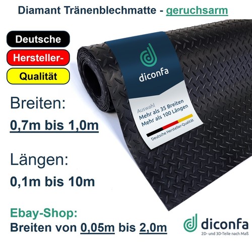 Gummimatte diamant - gummimatte,