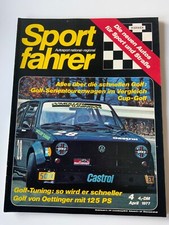 Sportfahrer 4/1977 VW Golf Tuning, Oettinger, Gr 1 Vergl. Audi 80 GTE – Golf GTI