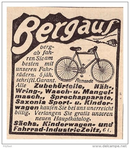 Original werbung 1907 - original,