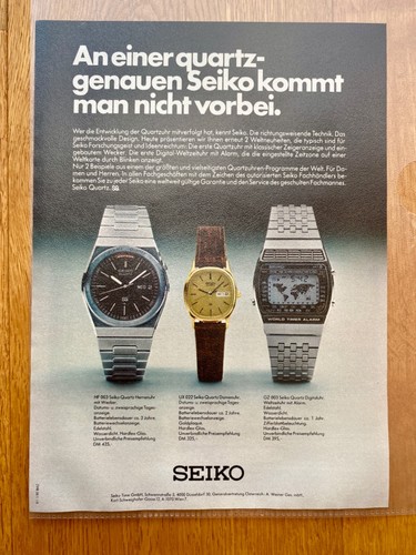 Seiko quartz world timer - seiko,