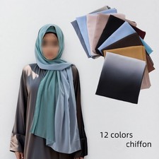 Farbverlauf-Chiffon-Hijabs-Sch
