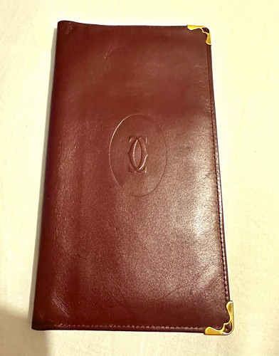 Vintage cartier paris burgundy - cartier,