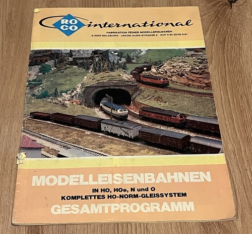 Roco modellbahn hauptkatalog - modellbahn,