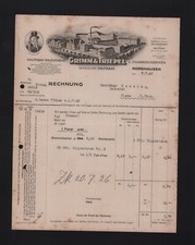 NORDHAUSEN, Rechnung 1926, Grimm & Triepel Zigarren-Kautabak-Rauchtabak-Fabriken