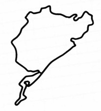 Nürburgring Rennstrecke Autoaufkleber Sticker Tuning Racing 1x Motorsport F1