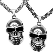 Totenkopf Skull Biker Gothik