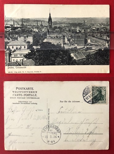 Freital deuben 1906 - ak,