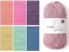 RICO BABY COTTON SOFT DK Babywolle pflegeleicht formstabil (50g, Farbauswahl)