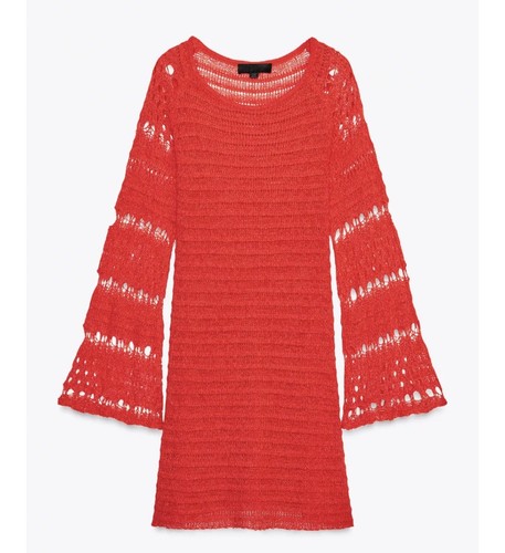 Zara häkelkleid strandkleid - ,