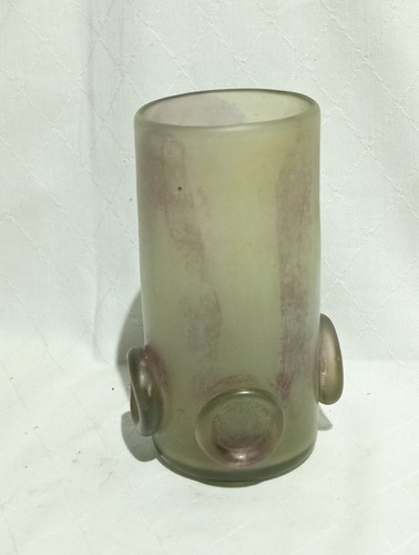 Kunstglas vase noppen glas - kunstglas,