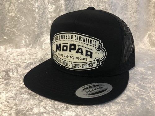 Mopar black snapback - mopar,