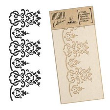 BORDÜRE Wiederverwendbare Kunststoff-Schablone / 21x45 oder 45x95 / LAI THAI #2