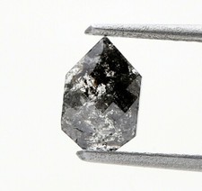 Naturdiamant Lose 0,70ctw Salz Und Pfeffer Farbe Fantasieform Diamant