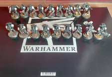 Warhammer 40k First Born Space Marines (Black Templars) x17 & OOP Metall x1