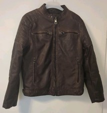 Jungen Kunstlederjacke