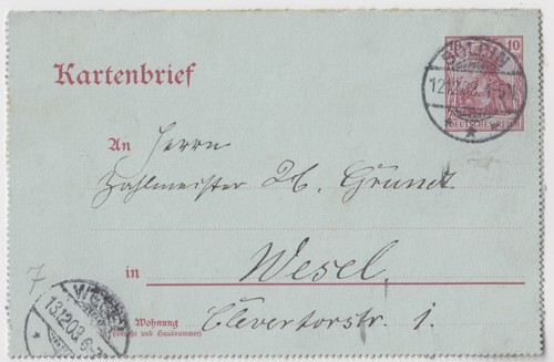 Kartenbrief germania - kartenbrief, 10