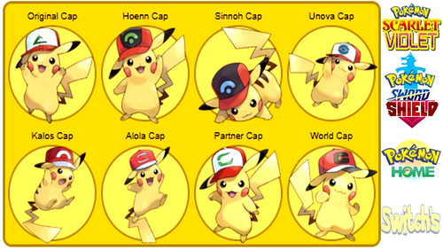 Ash cap pikachu - ash, 8x