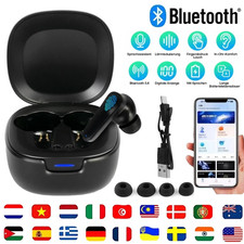 144 Sprachen AI Echtzeit Übersetzer Ohrhörer Bluetooth Kopfhörer Smart Voice