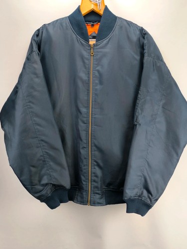 Vintage bomberjacke dunkelblau - bomberjacke,