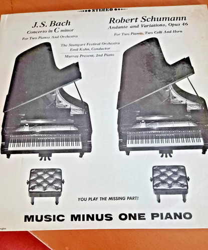 Schallplatte bach und - s.,