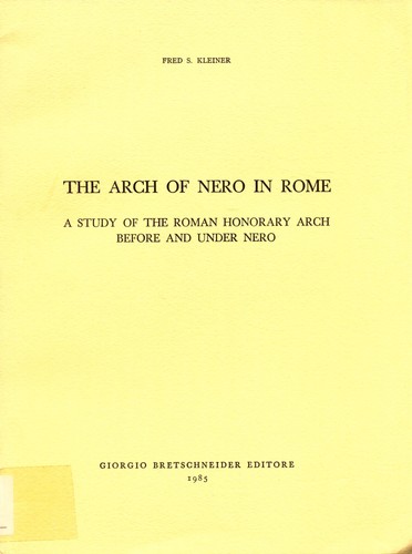 The arch nero rome - the,