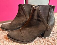 Diesel Stiefelette Leder Ankle Boots braun 40 Aktuell NEUw NP 289€