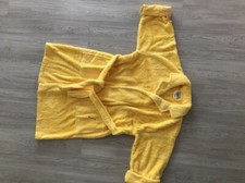 Kuscheliger Kurzbademantel Gr. L gelb „neu“