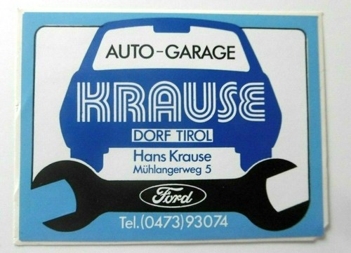 Werbe aufkleber ford hans - werbe-aufkleber,