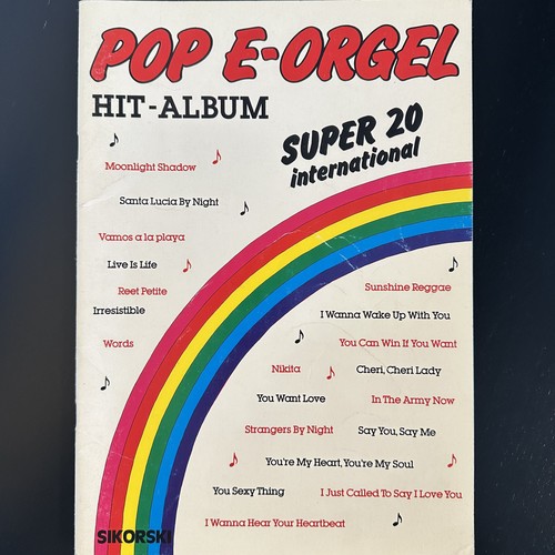 Noten pop orgel - -,