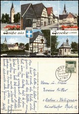 Geseke Mehrbild-AK mit Kirche