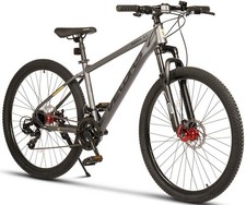 50% OFF! MTB Hardtail 27,5 Zoll Carbonstahl Rahmen mit Federgabel & 21-Gang