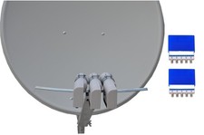 SAT Anlage mit 3 Twin LNB
