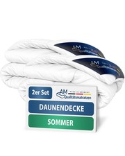 2x Sommer Daunendecke leicht -