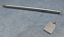 Schöner Kugelschreiber  Spielkarte Herz As silberfarben