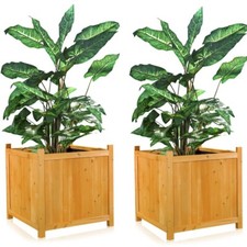 2xGarten Blumenkübel Holz