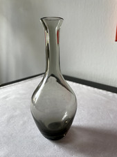 50/60-er: feine kleine Rauchglas Vase  Wagenfeld Ära h=15cm